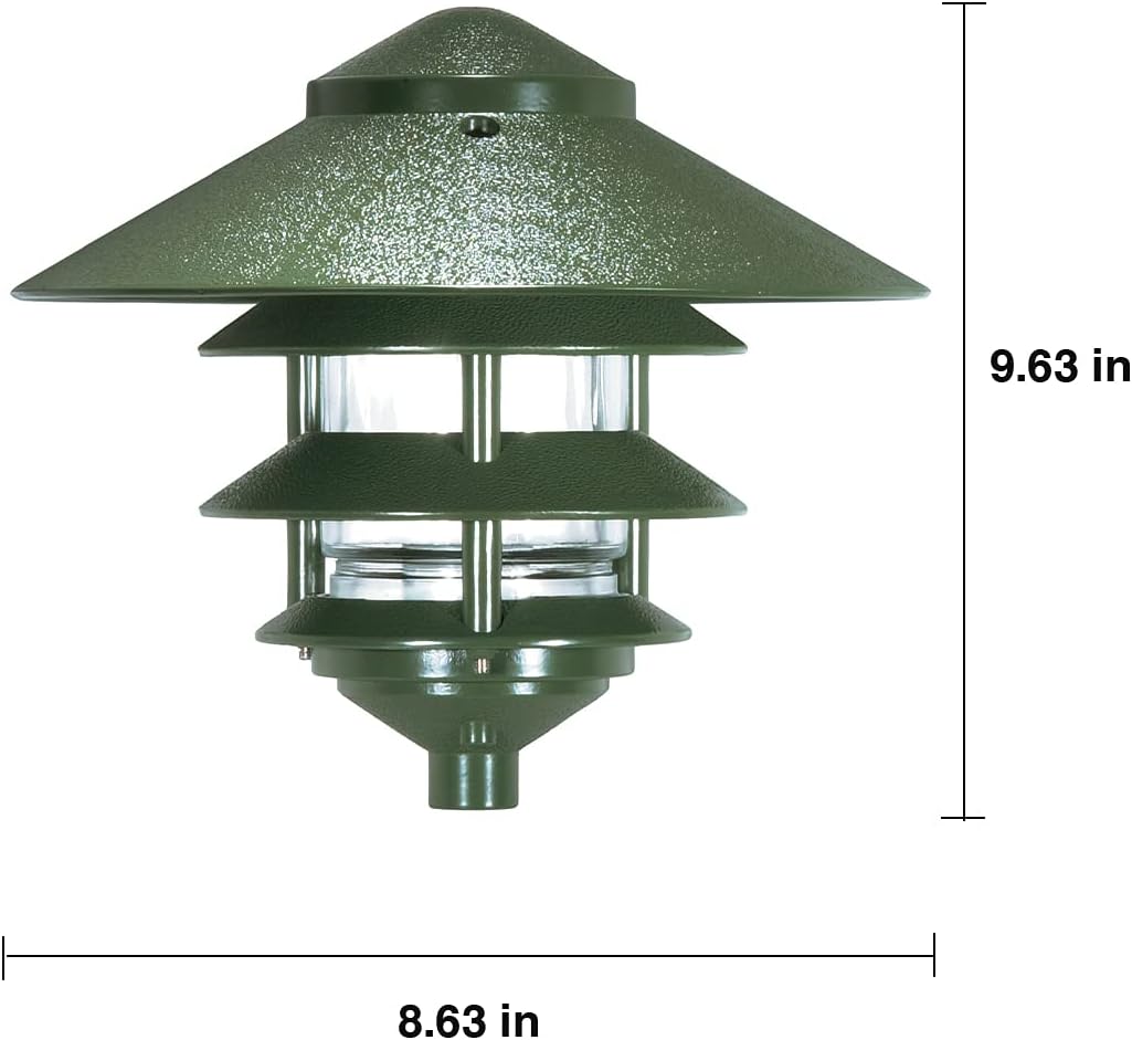 2 Louver Hood Outdoor Pathway Light