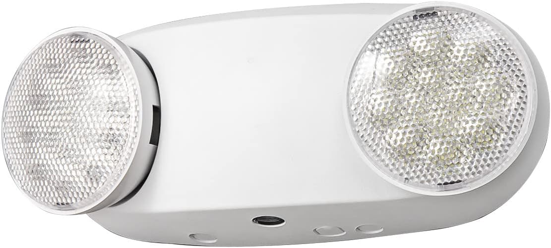Adjustable LED Emergency Lights, Battery Backup