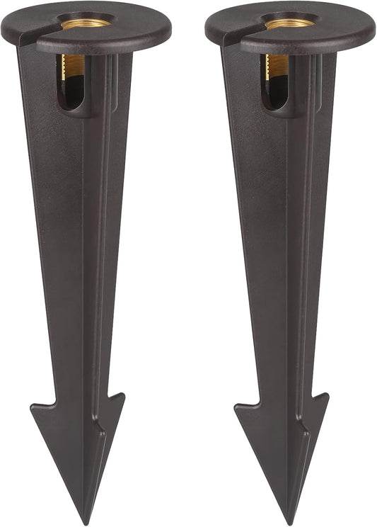 Ground Spikes for Landscape Lights (2-Pack)