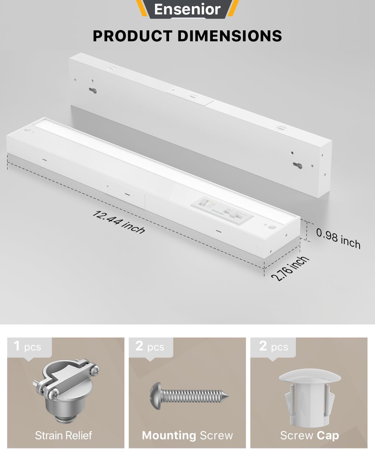 24-Inch Hardwired LED Under Cabinet Light