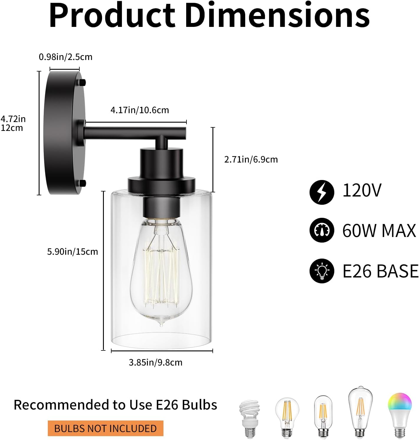 Modern Brushed Nickel Wall Sconce