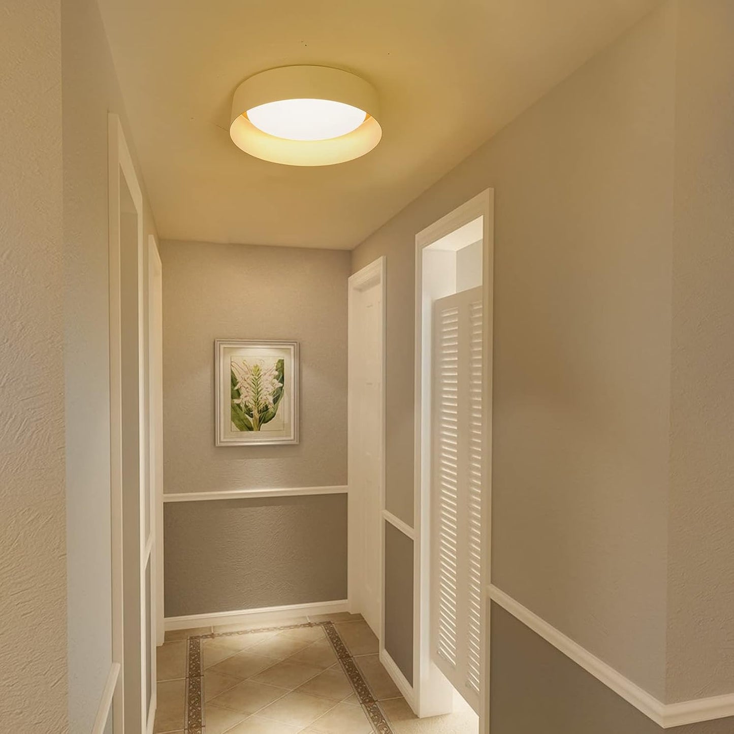 Black Gold LED Ceiling Light