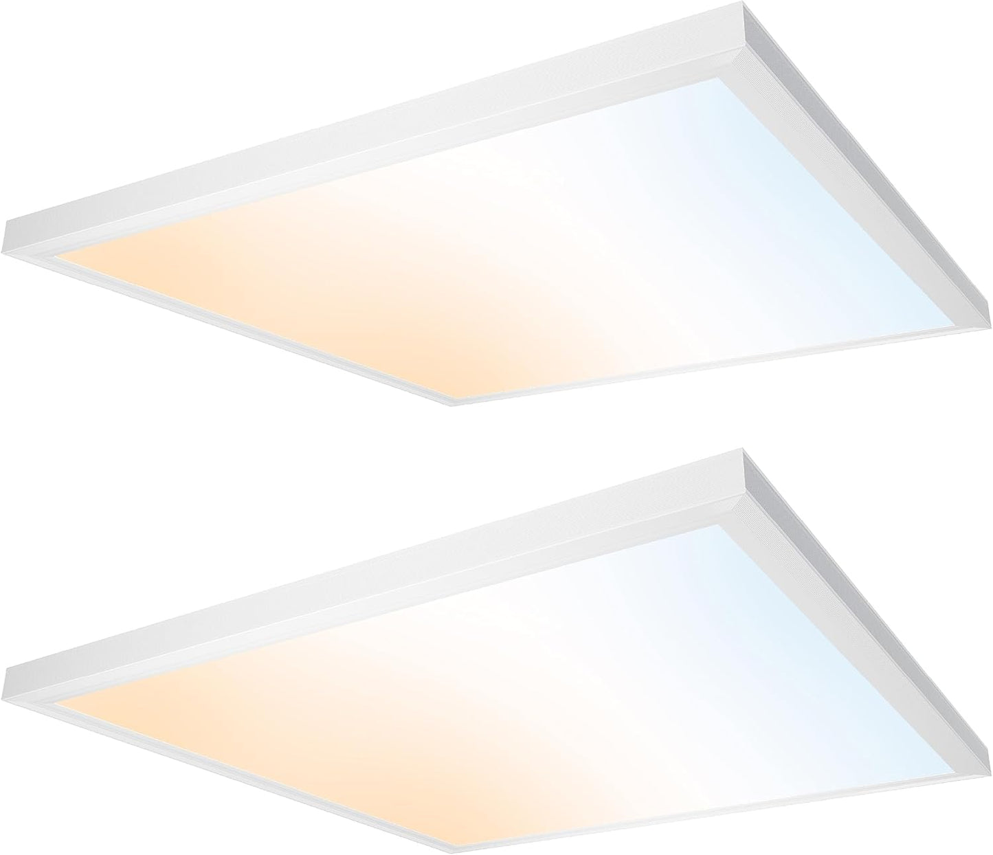 2x4 FT Surface Mount LED Panel, Dimmable & CCT Adjustable