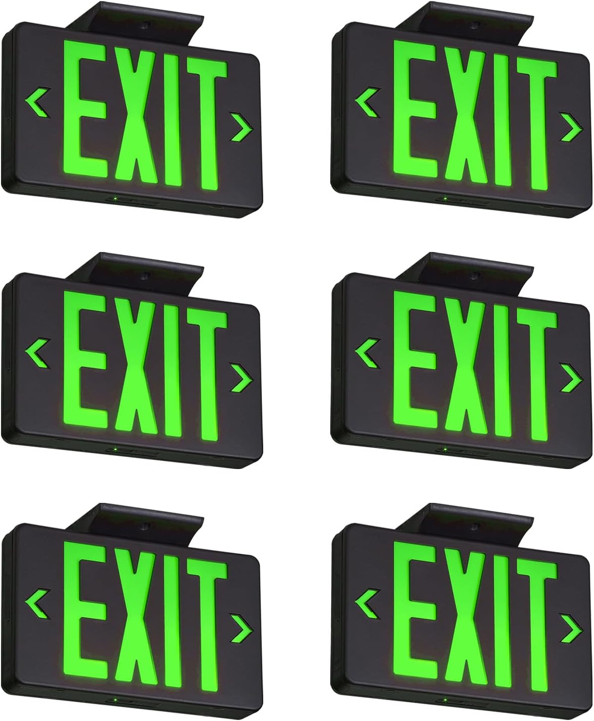 Red LED Exit Sign with Battery Backup