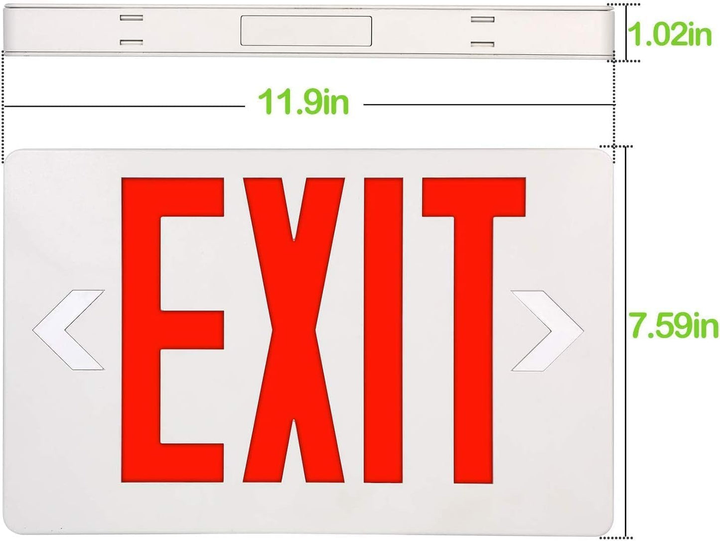 2-Pack LED Emergency Exit Signs