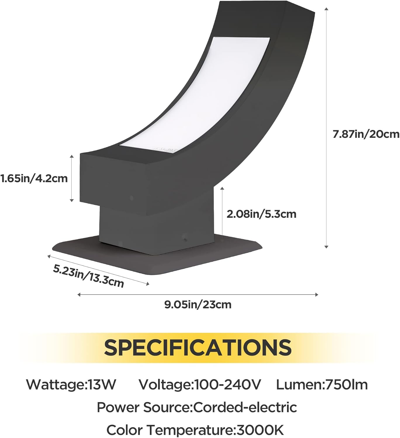 Modern LED Outdoor Wall Sconce
