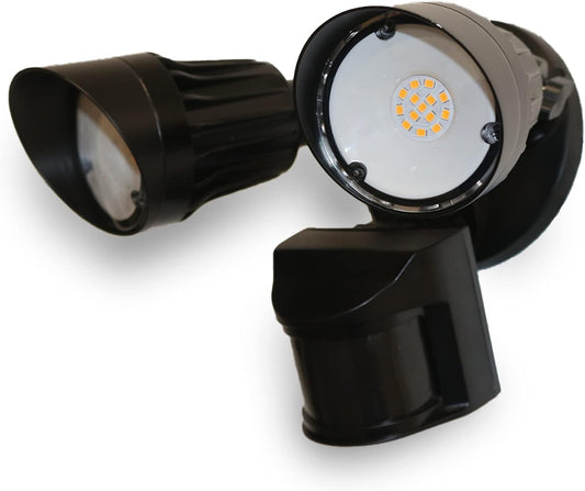 Black LED Dual Head Flood Light