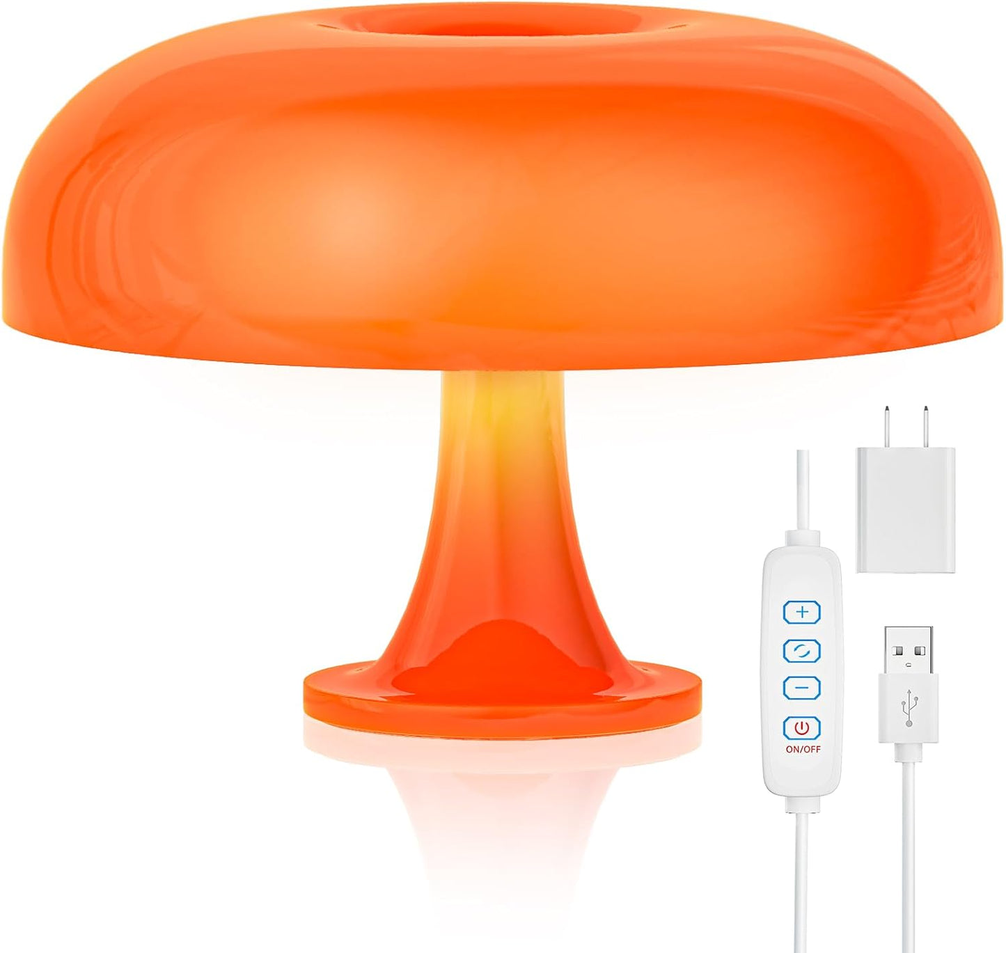 Dimmable Retro Mushroom Table Lamp