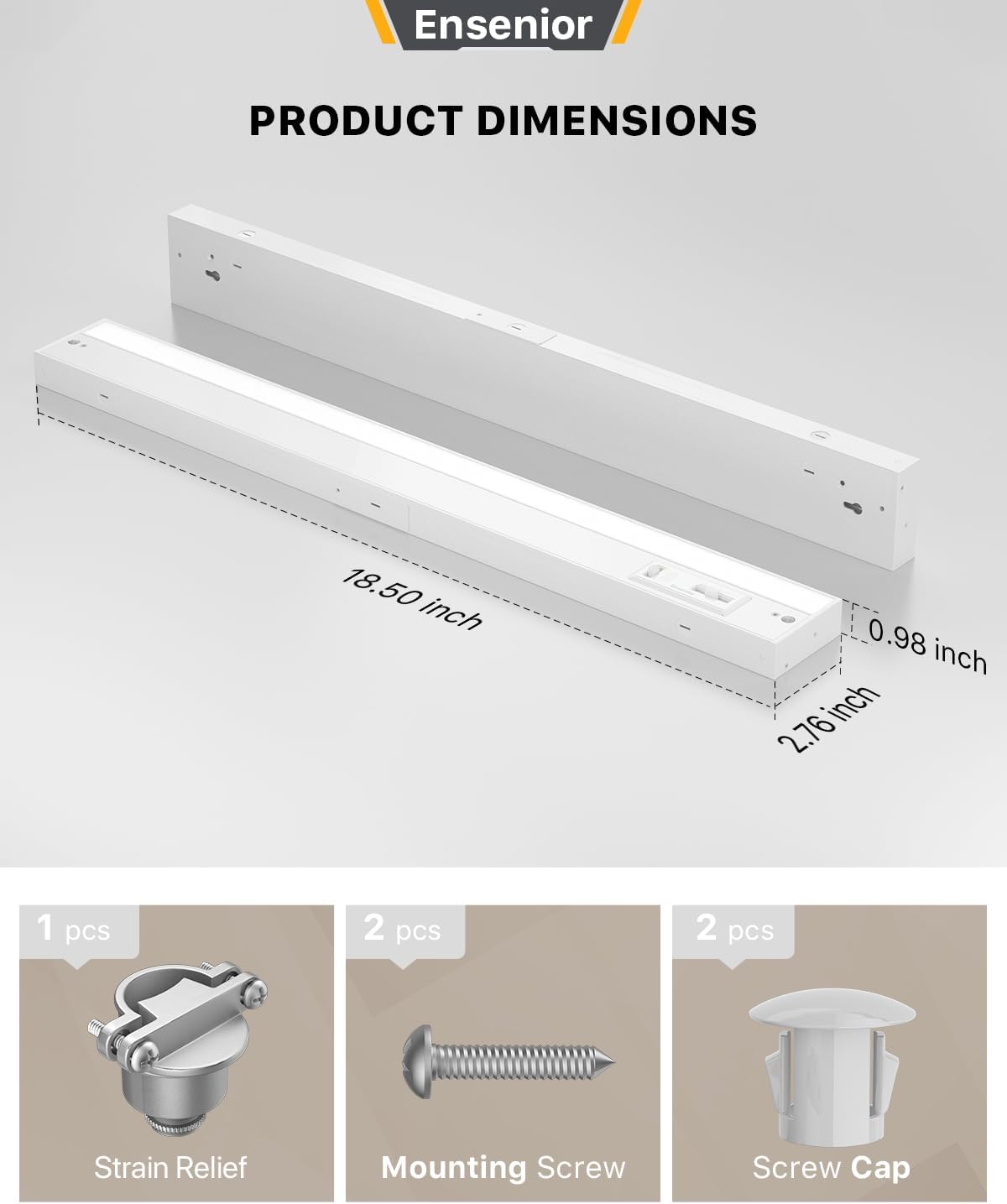 24-Inch Hardwired LED Under Cabinet Light
