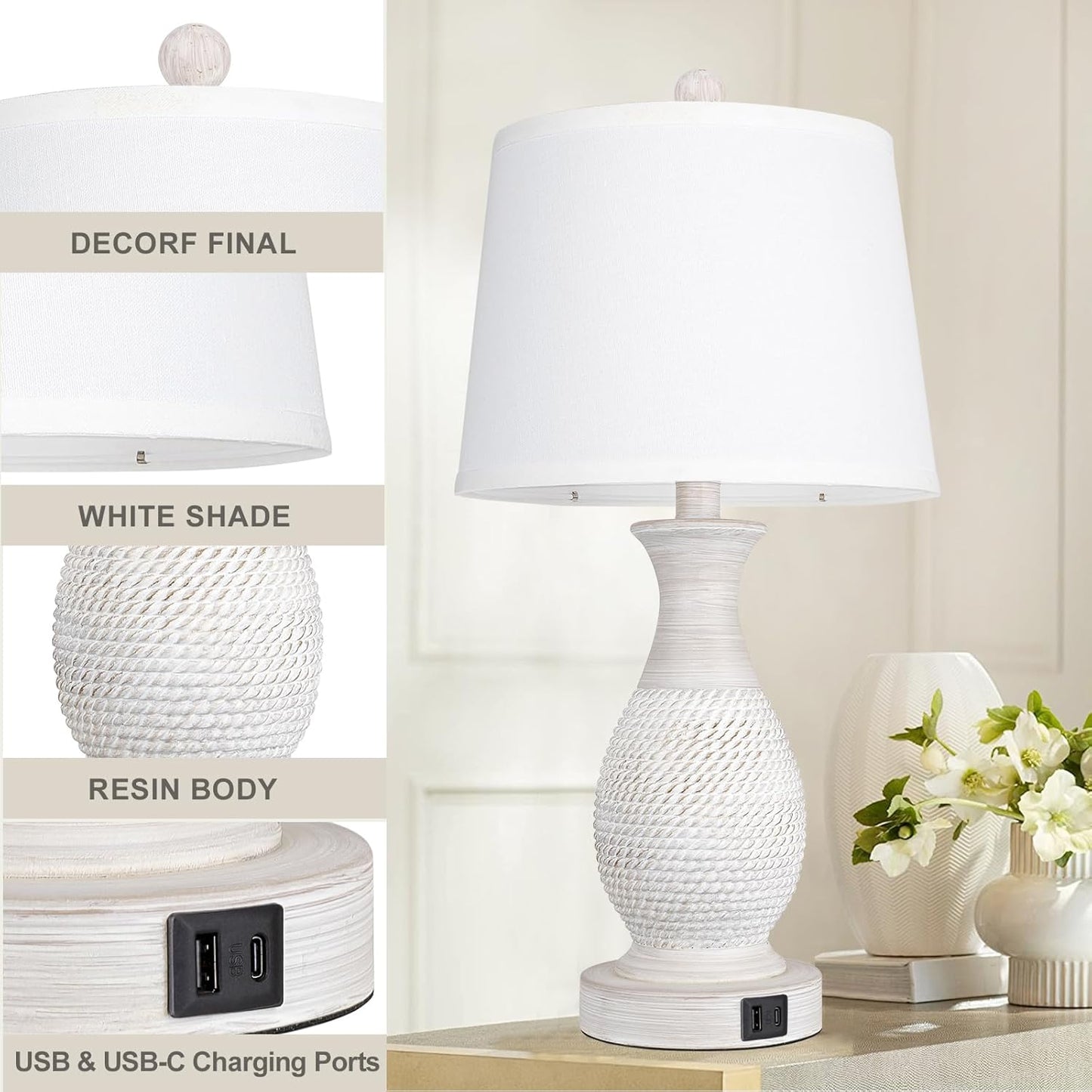 Bai Source Bedside-Charging-Fabric-Included