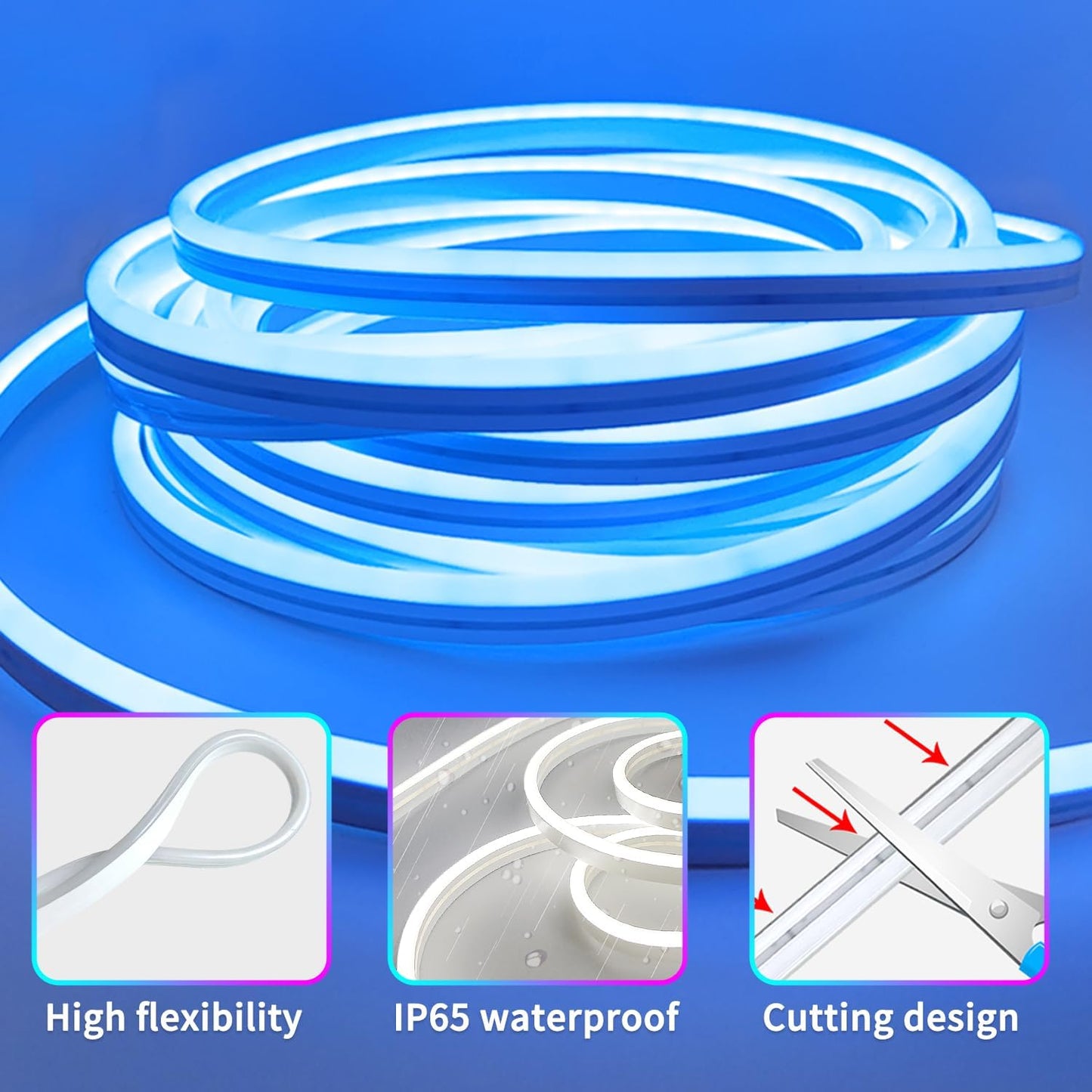 50ft RGB Waterproof Neon Lights