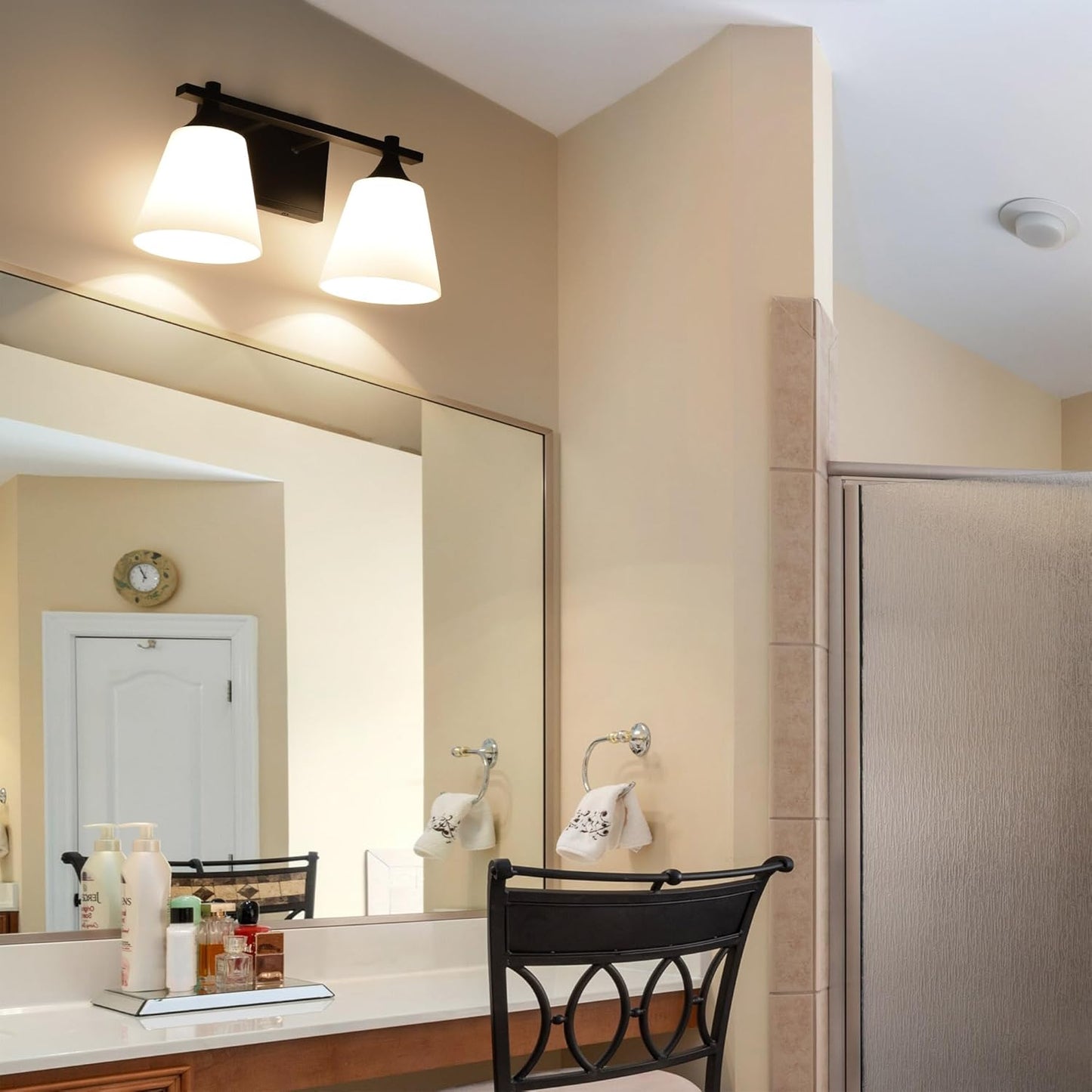 Black Traditional Wall Sconce Light