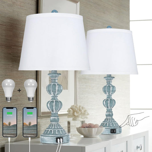Bai Source Control-Dimmable-Nightstand-Charging-Farmhouse