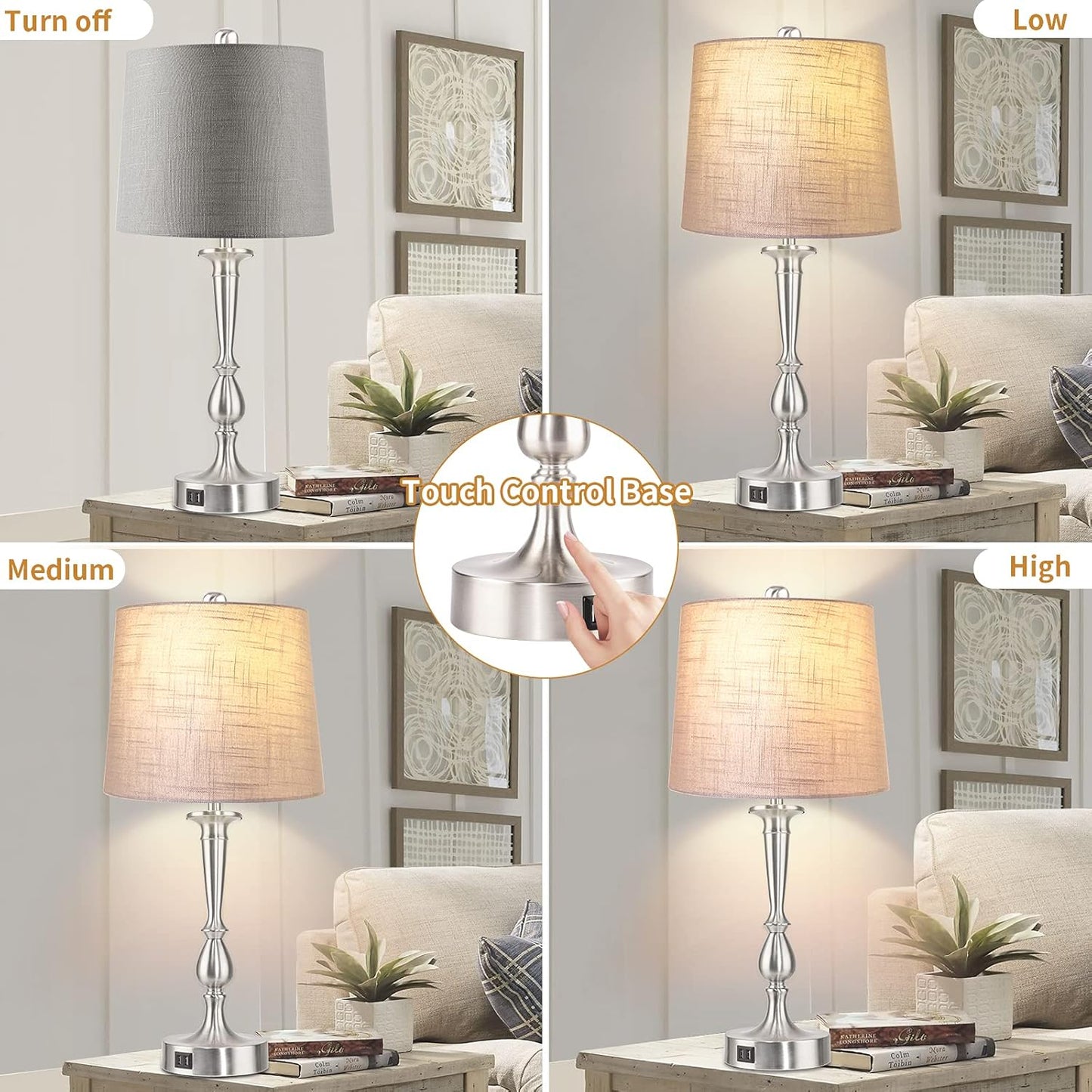 Bai Source Control-Charging-Dimmable-Bedside