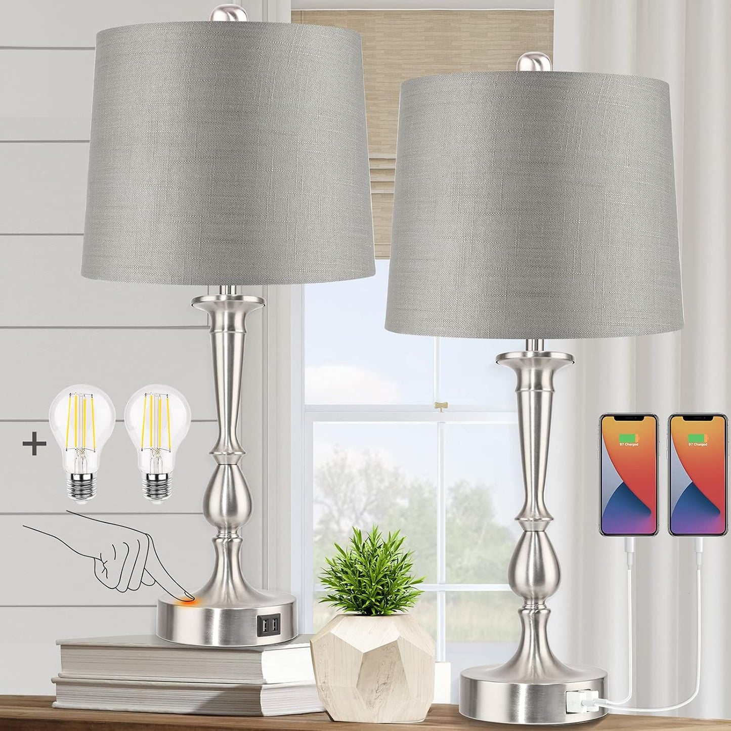 Bai Source Control-Charging-Dimmable-Bedside