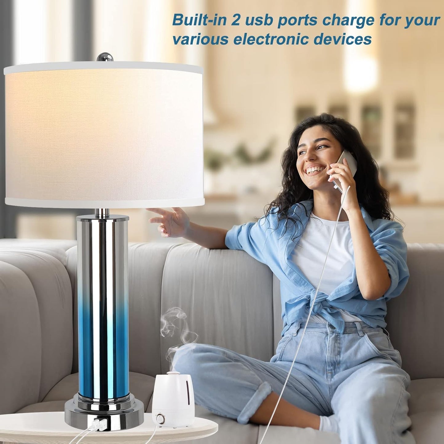 Bai Source Contemporary-Bedside-Dimmable-Bedroom
