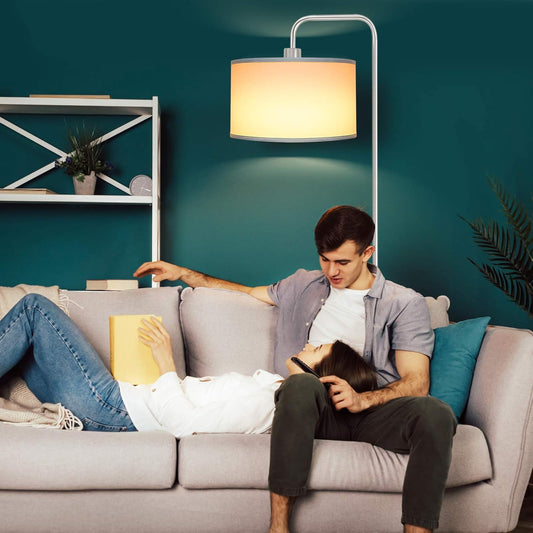 Bai Source LED 3 Color Temperature Floor Lamp with Foot Switch Modern Standing Lamp Tall Pole Floor