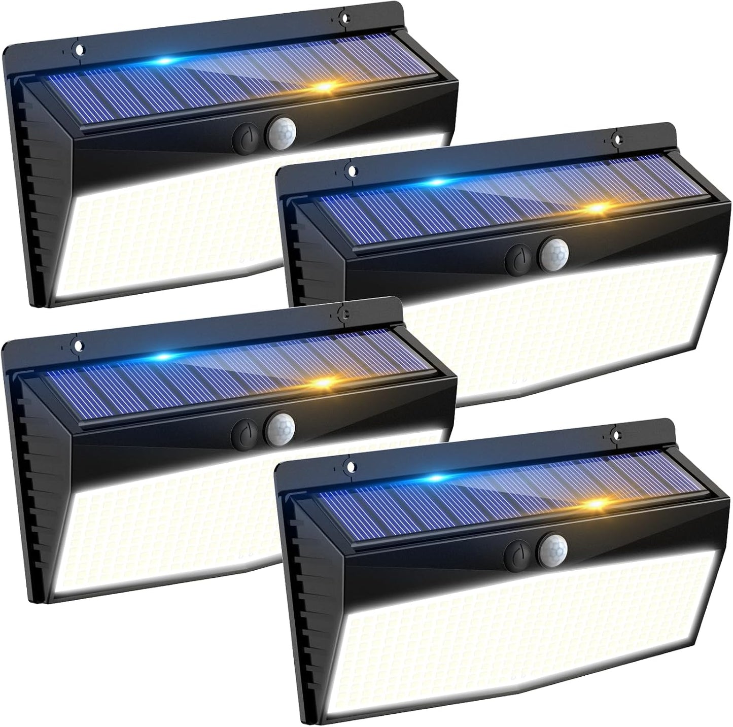 Solar Motion Sensor Fence Light