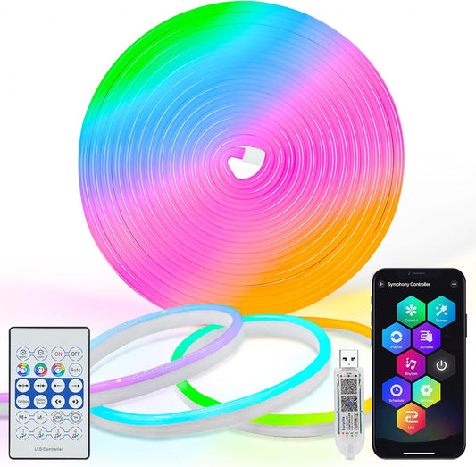16.4Ft Smart RGB Neon Rope Light