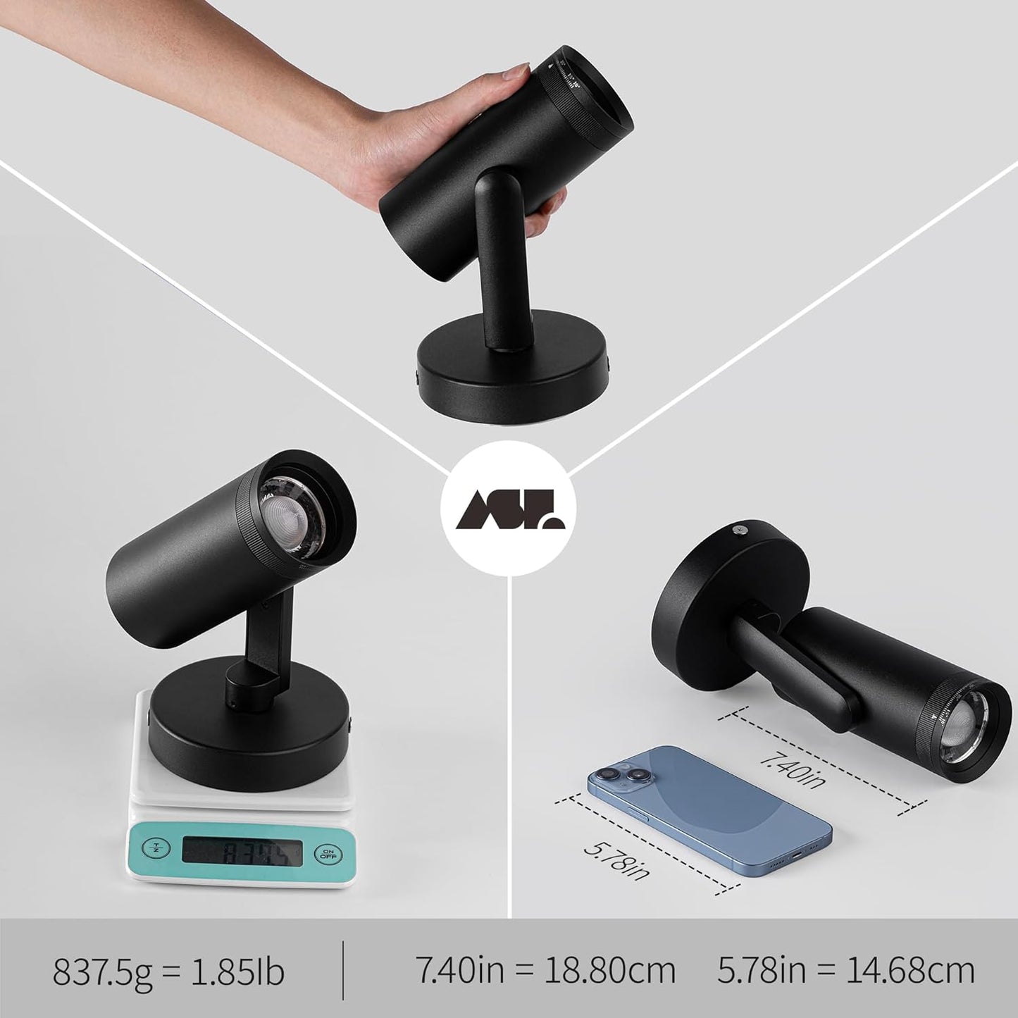 Zoomable Dimmable LED Ceiling Spotlight