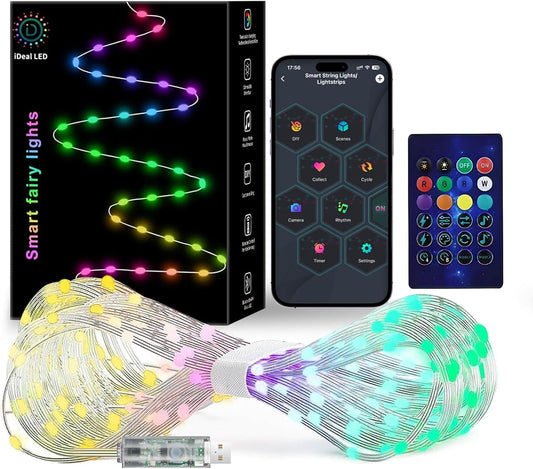 33Ft Smart USB Fairy Lights