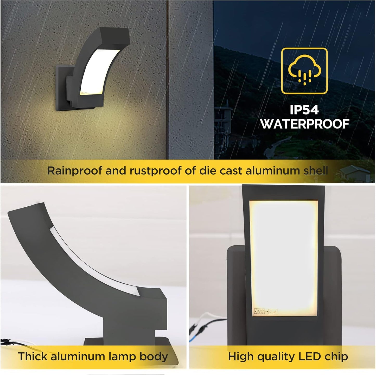 Modern LED Outdoor Wall Sconce