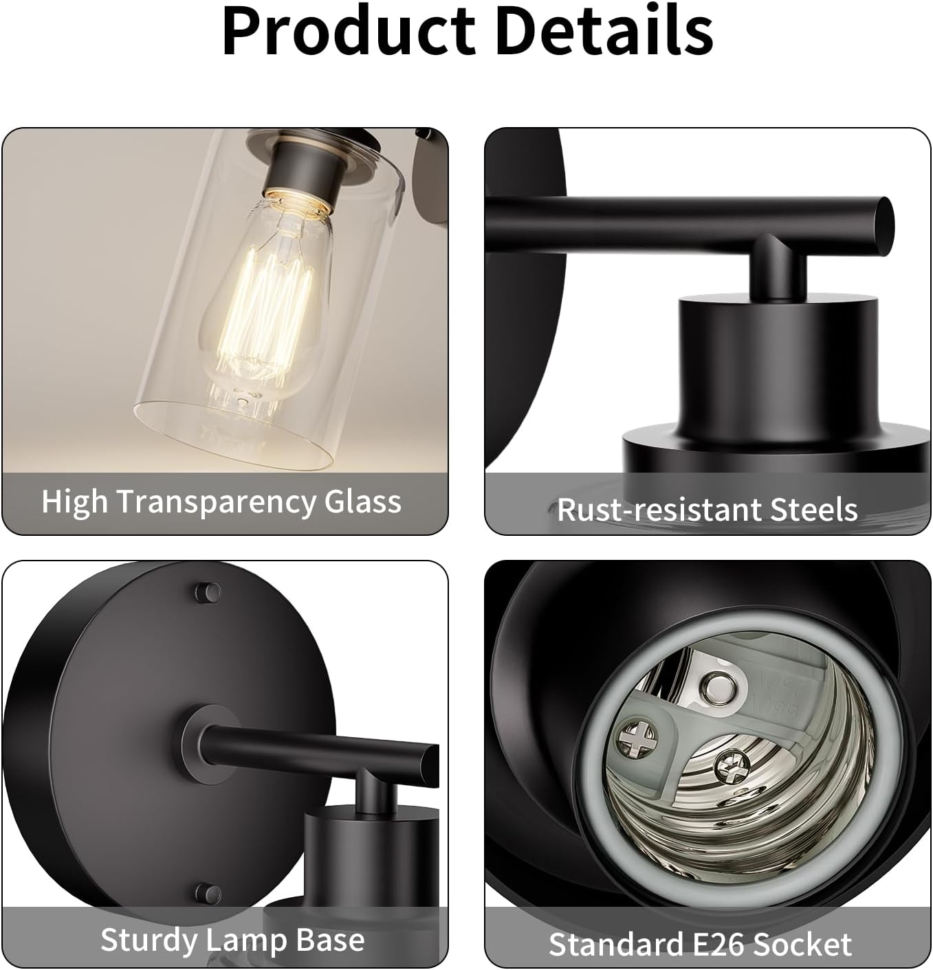 Modern Brushed Nickel Wall Sconce