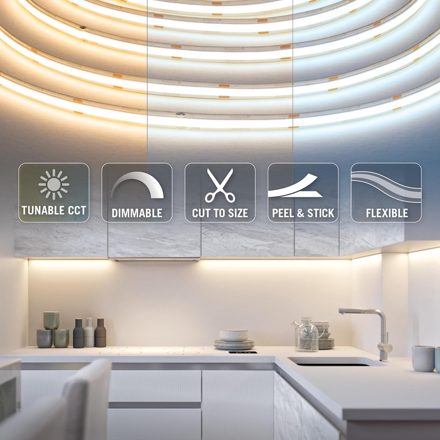 Tunable White COB LED Strip Light