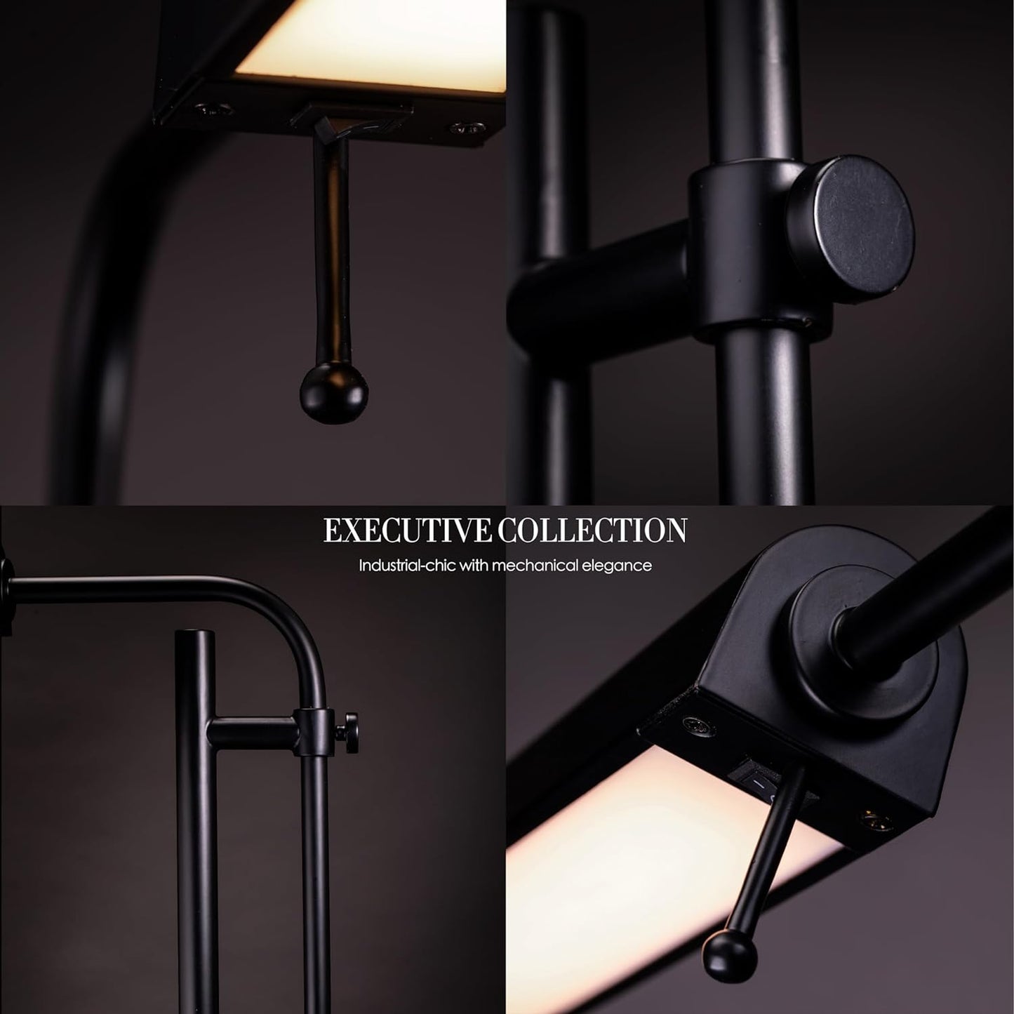 Adjustable Brass Pharmacy Floor Lamp