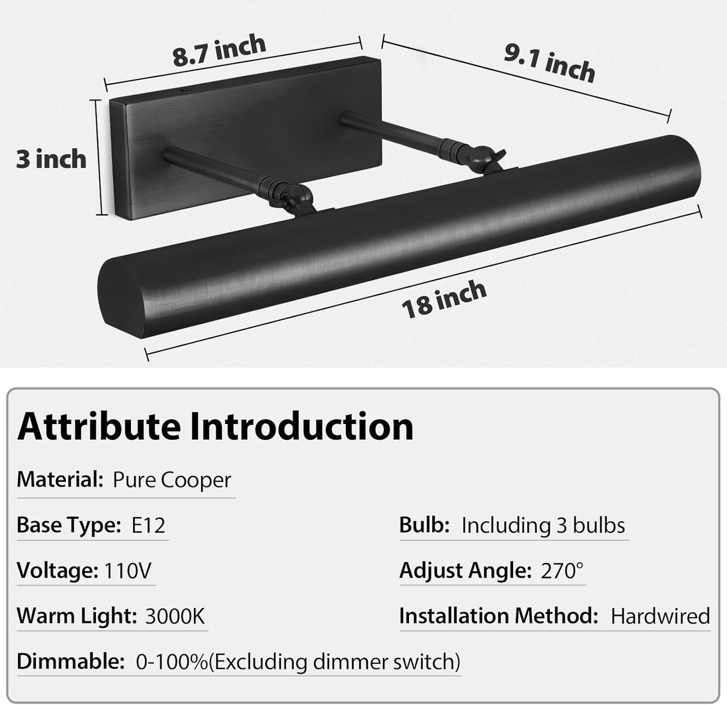 Adjustable Hardwired LED Ceiling Spotlight