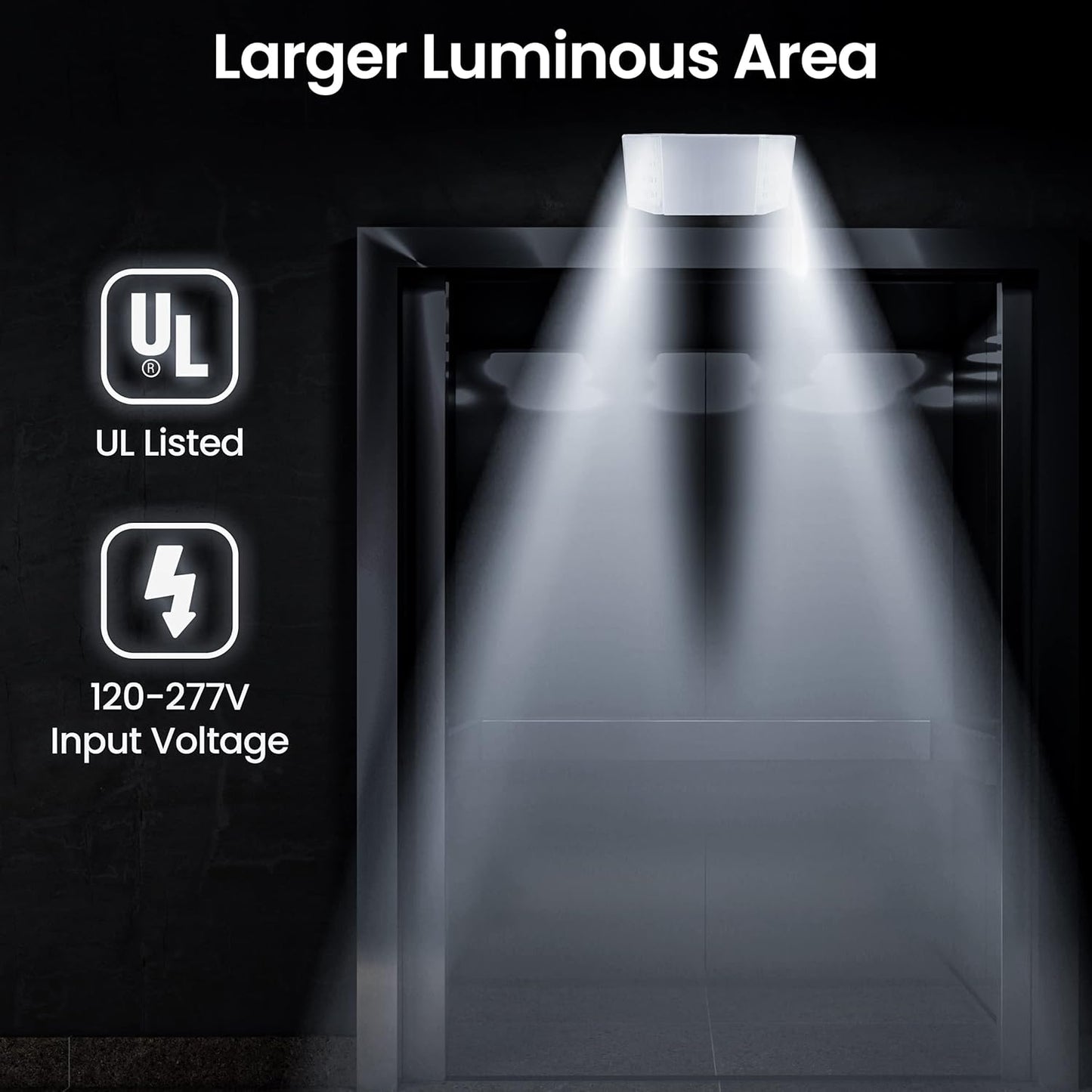 2-Pack LED Emergency Exit Lights