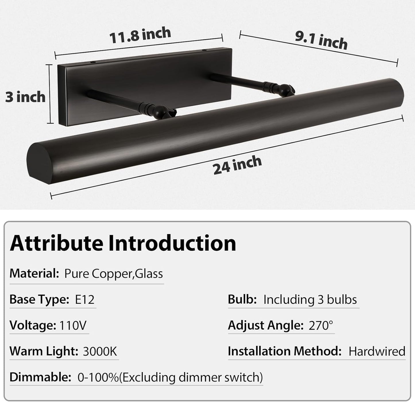 Adjustable Hardwired LED Ceiling Spotlight