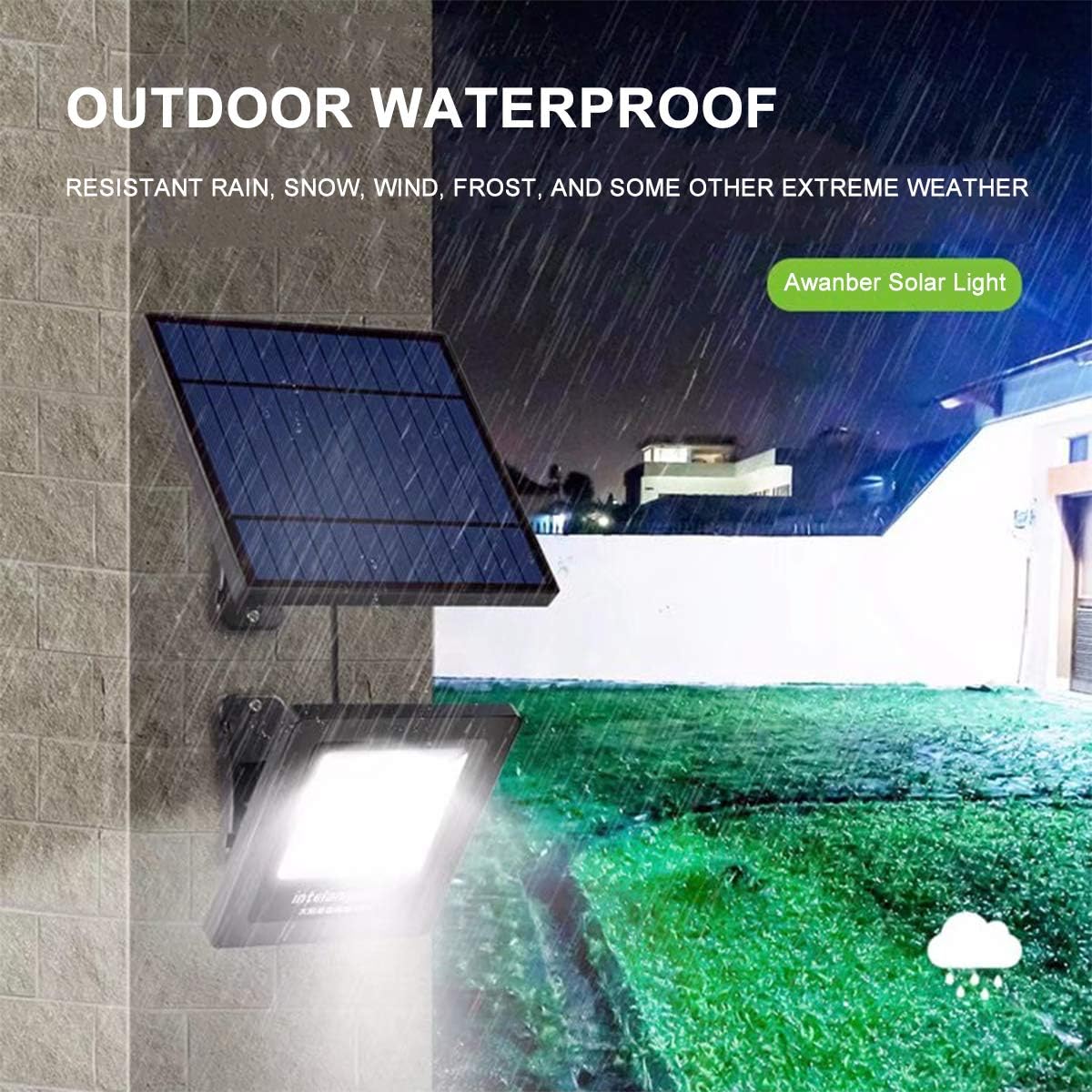 Solar-Powered Adjustable Security Light