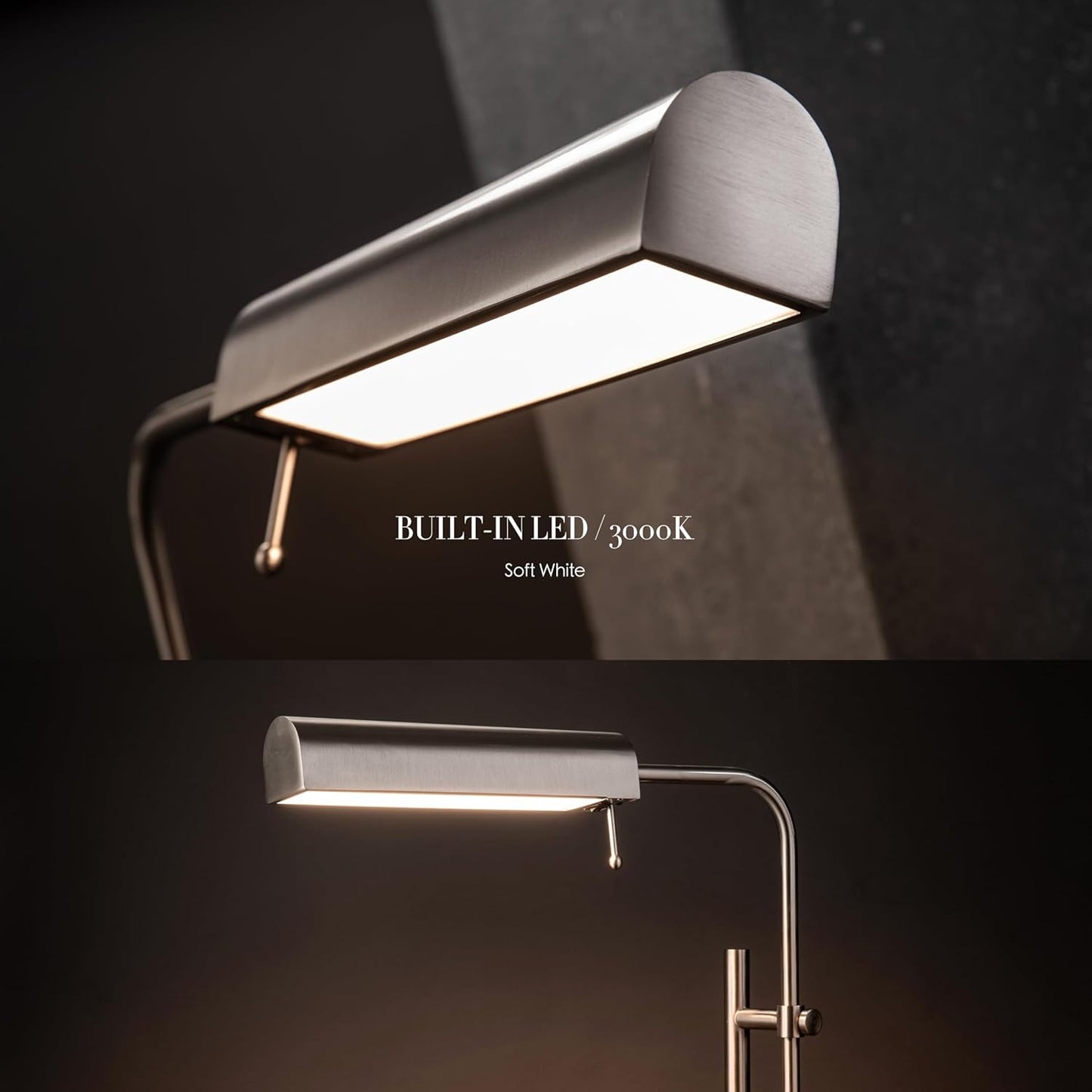 Adjustable Brass Pharmacy Floor Lamp