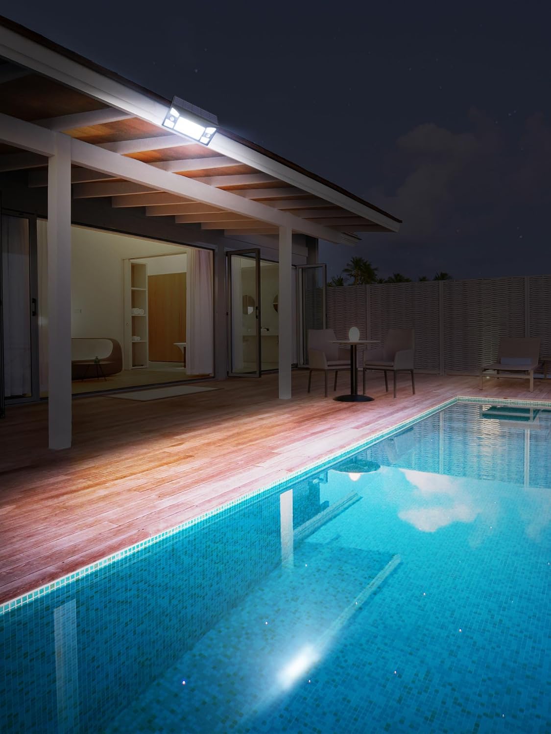 Solar-Powered Motion Security Light