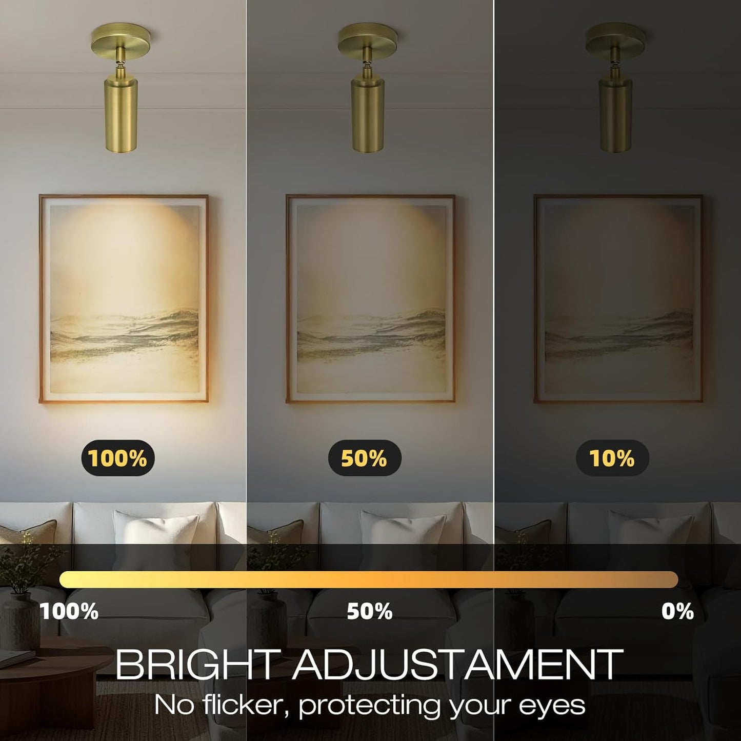 Adjustable Hardwired LED Ceiling Spotlight