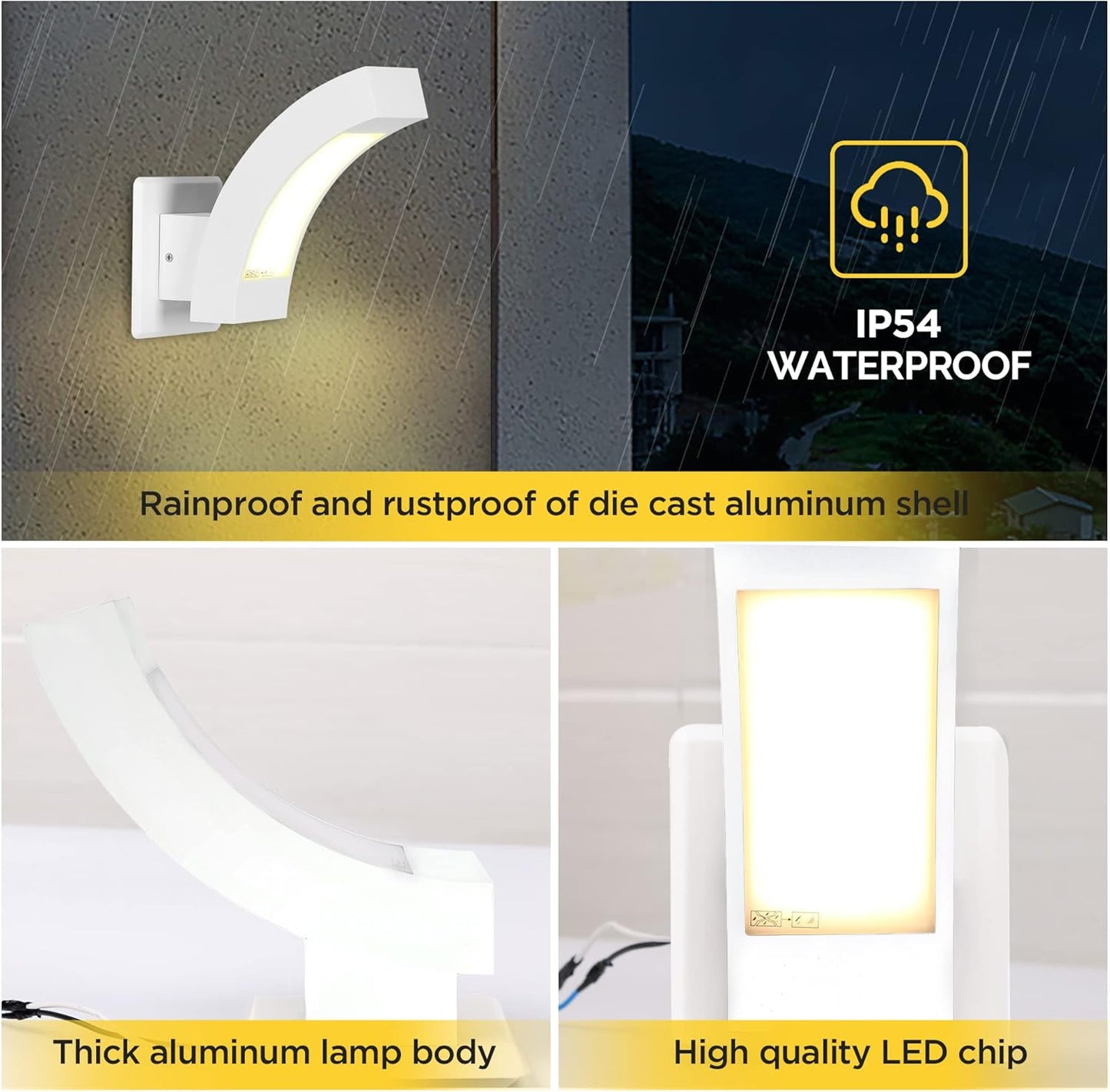 Modern LED Outdoor Wall Sconce