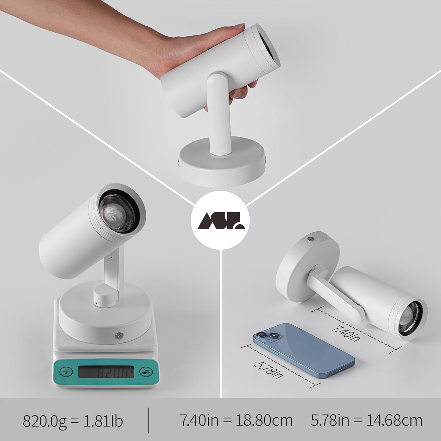 Zoomable Dimmable LED Ceiling Spotlight