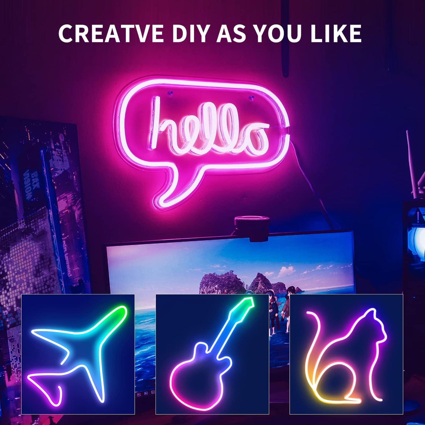 50ft RGB Waterproof Neon Lights