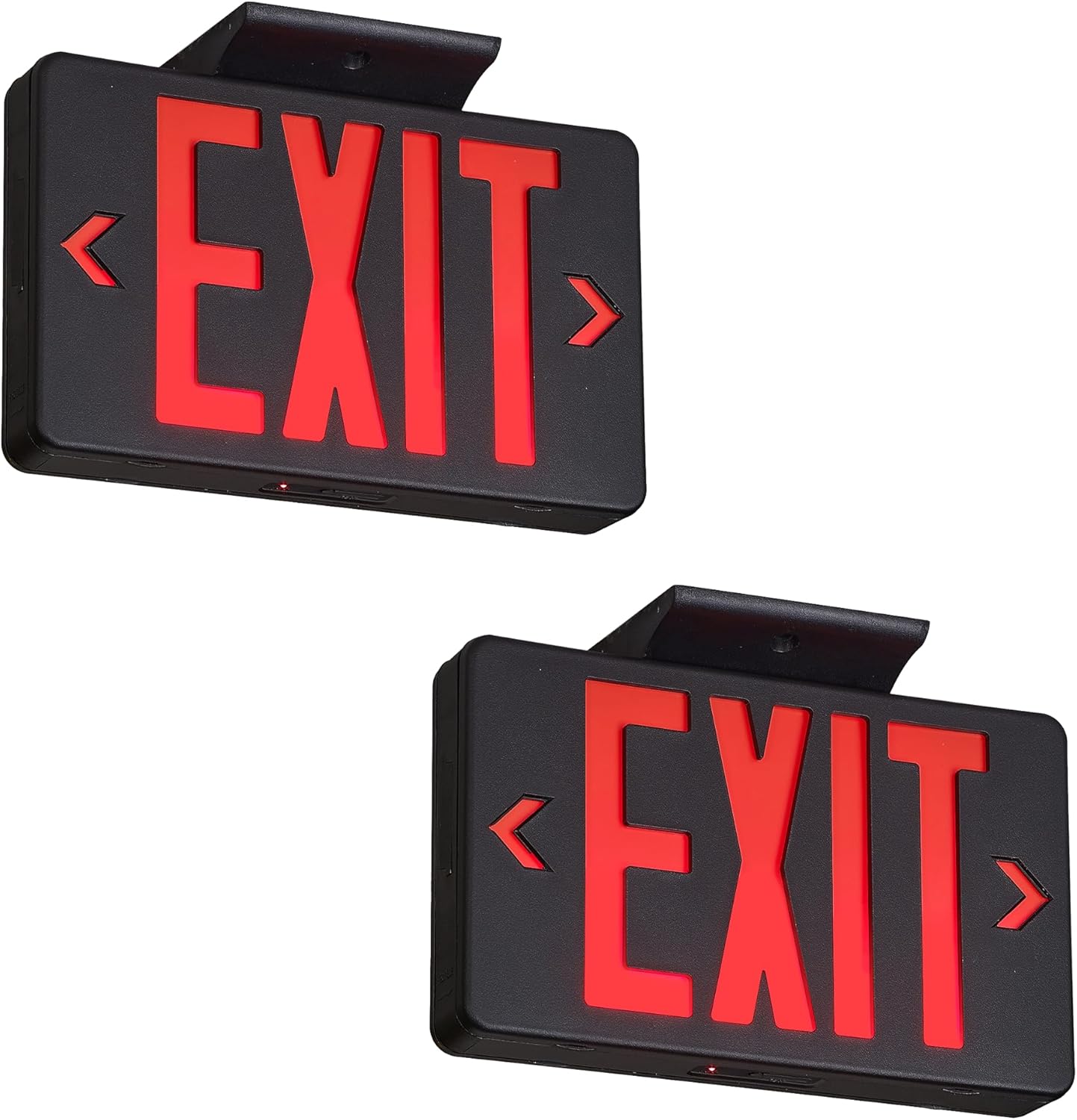 Red LED Exit Sign with Battery Backup