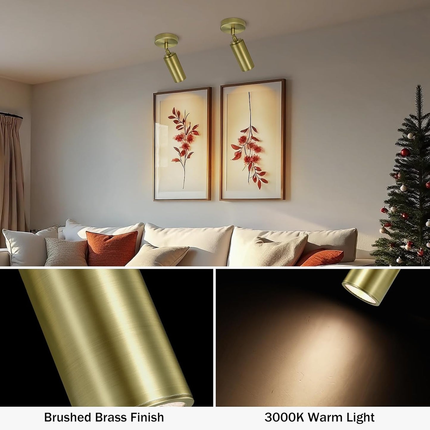 Adjustable Hardwired LED Ceiling Spotlight