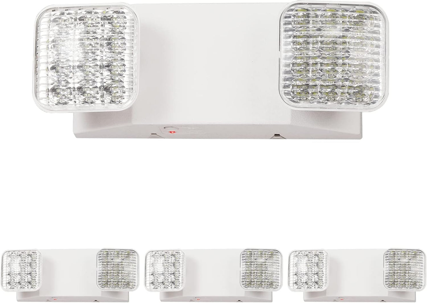 Commercial LED Emergency Lights with Battery Backup