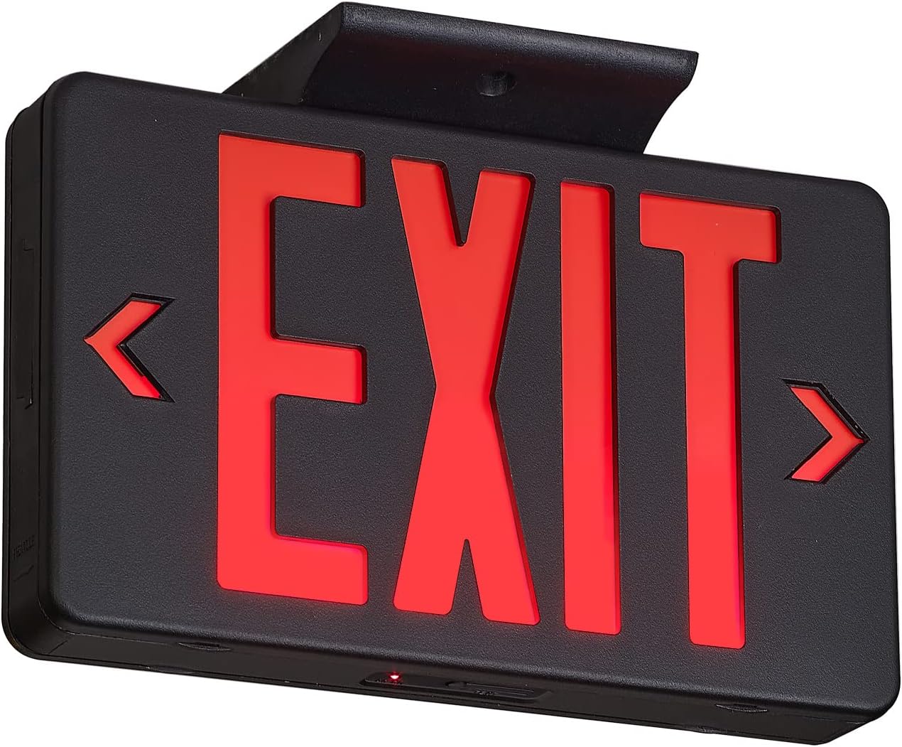 Red LED Exit Sign with Battery Backup