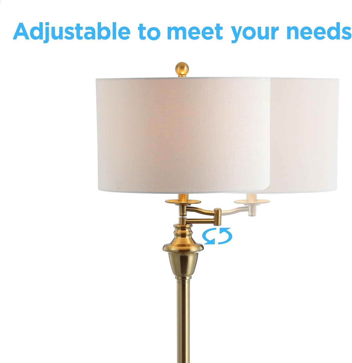Brass LED Side Table Lamp