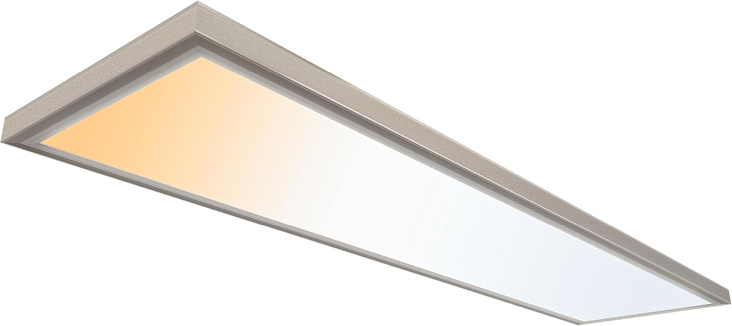2x4 FT Surface Mount LED Panel, Dimmable & CCT Adjustable