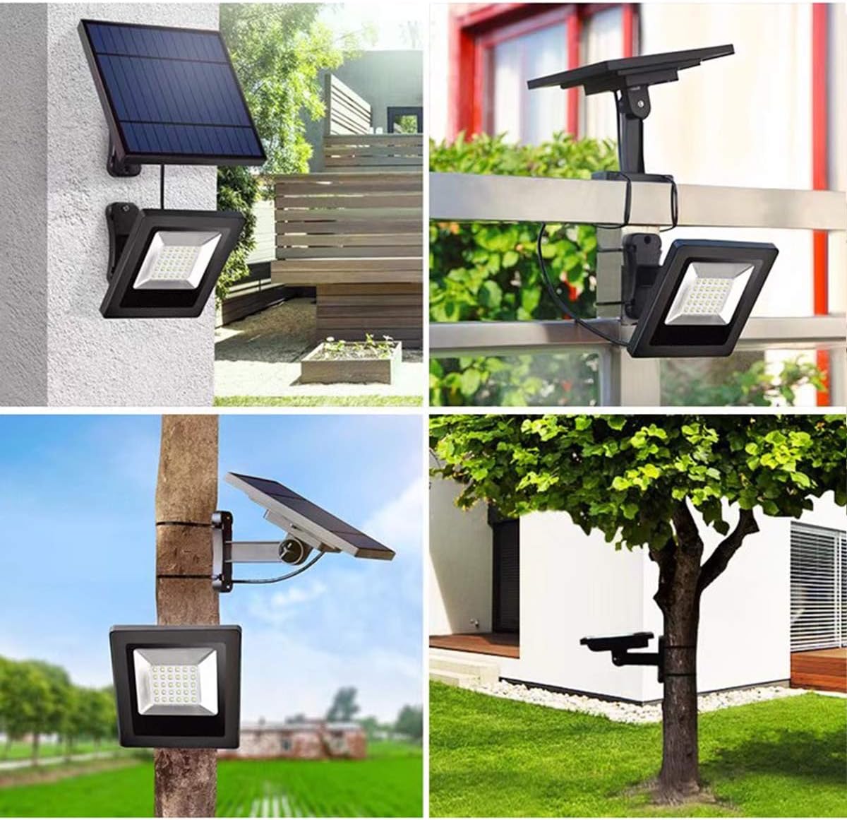 Solar-Powered Adjustable Security Light