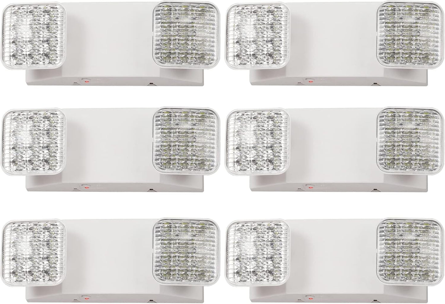 Commercial LED Emergency Lights with Battery Backup