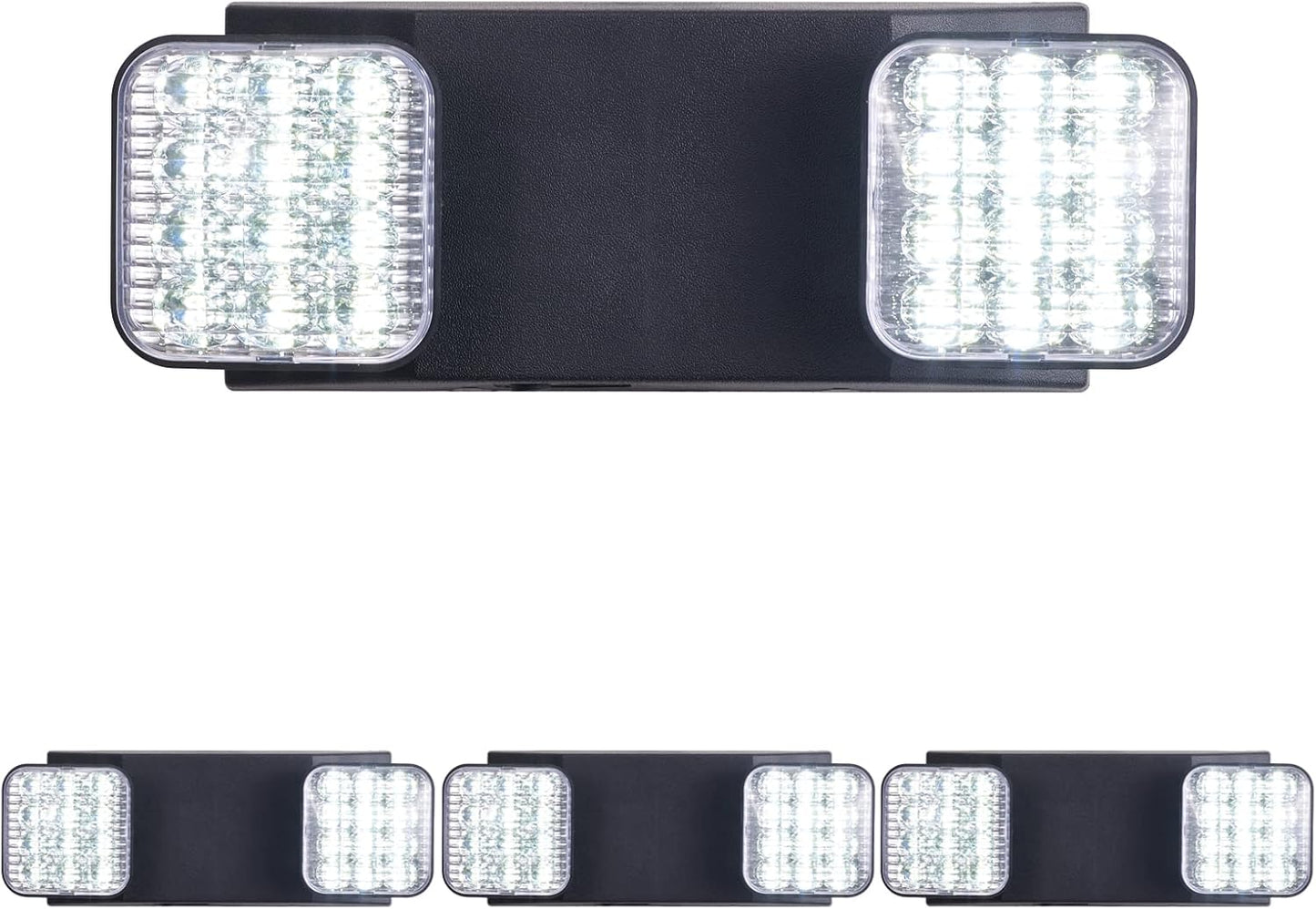Commercial LED Emergency Lights with Battery Backup