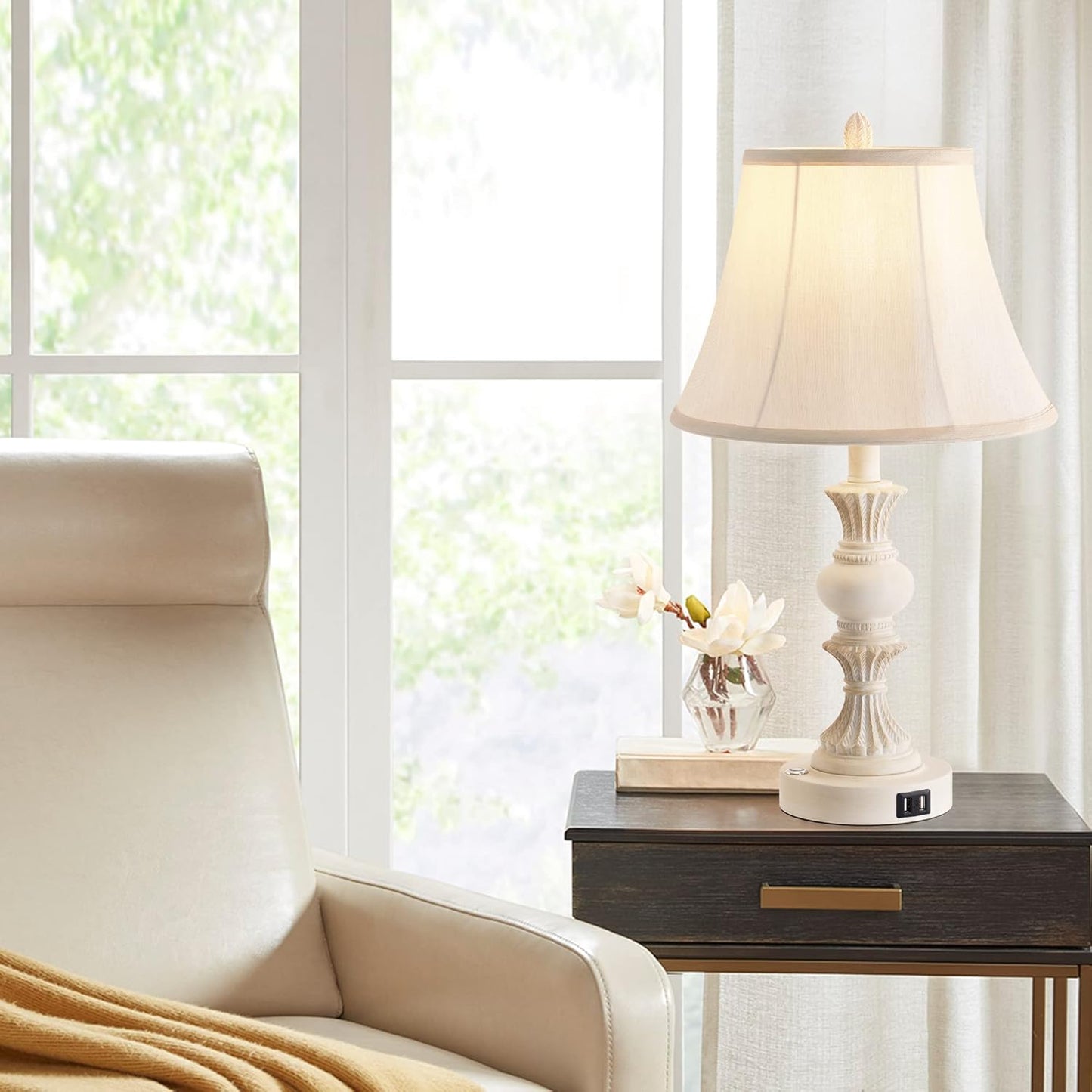 Bai Source Control-Dimmable-Bedside-Charging-Nightstand