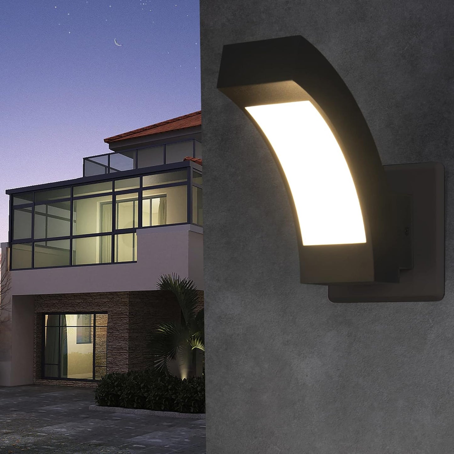 Modern LED Outdoor Wall Sconce